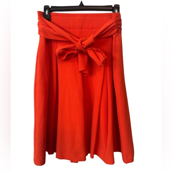 Ann Taylor pleated midi skirt. Classy elegant romantic business casual colorful - Picture 3 of 9